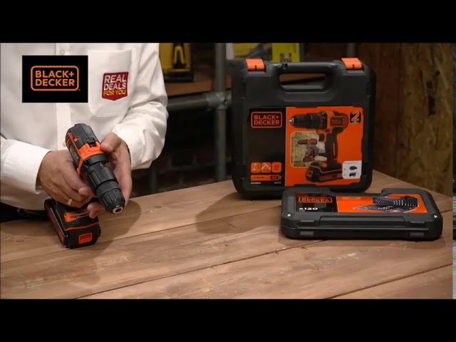 Black and Decker BCD7000S1K Cordless Combi Hammer Drill XMS19BD18VD 