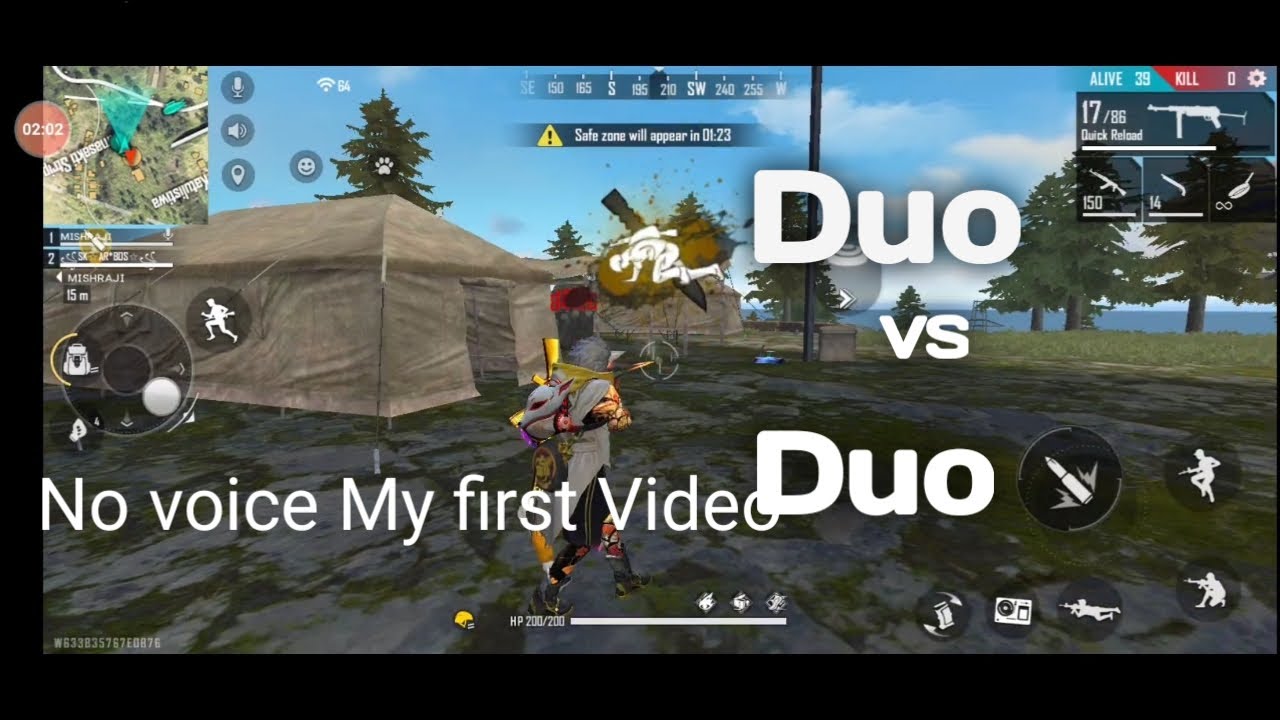Duo Vs Duo Gameplay with my friend - YouTube