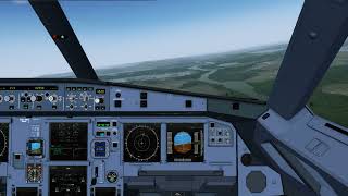 [Flightgear] No Slats and Flaps Landing | No Procedure | Approaching @ 200 knots | Airbus A320neo
