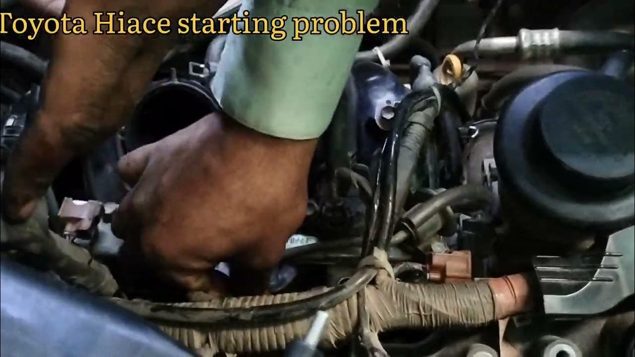 Toyota Hiace starting Problem Air Flow Sensor Problem - YouTube