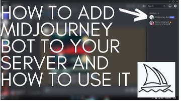 How To Add MidJourney Bot To Your Server And How To Use It Easy & Simple