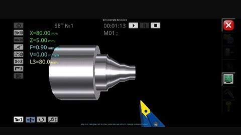 G73 in CNC #simulator #automobile #cnc
