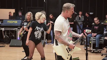 Metallica & Lady Gaga: Pre-Grammy Rehearsal