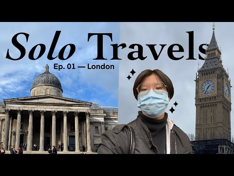 SOLO TRAVELS | alone in London, sightseeing and theatre-going VLOG 🤍 Ep. 01
