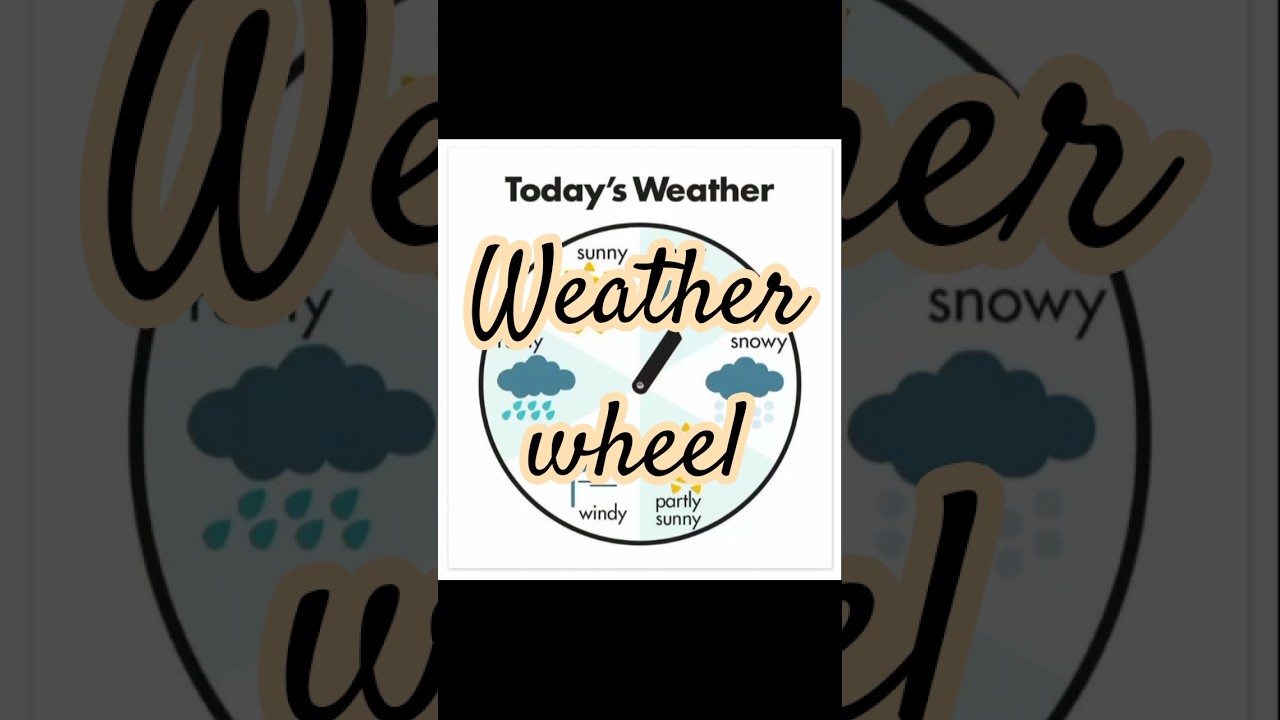 How to make a weather wheel ..... project ideas