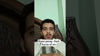 Riyan parag contendor for wc spot #riyanparag #bcci #injury#washingtonsundar #update #indavsnam