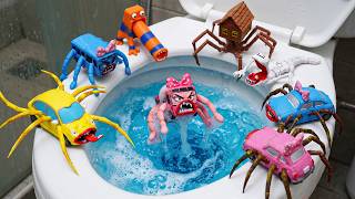 Toilet Monster Hunt! Bus Eater Woman, House Head, Car Eater Woman, Slide Eater, Bridge Worm