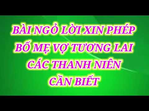 Video: Làm Cách Nào để Xin Phép Mẹ Giận?