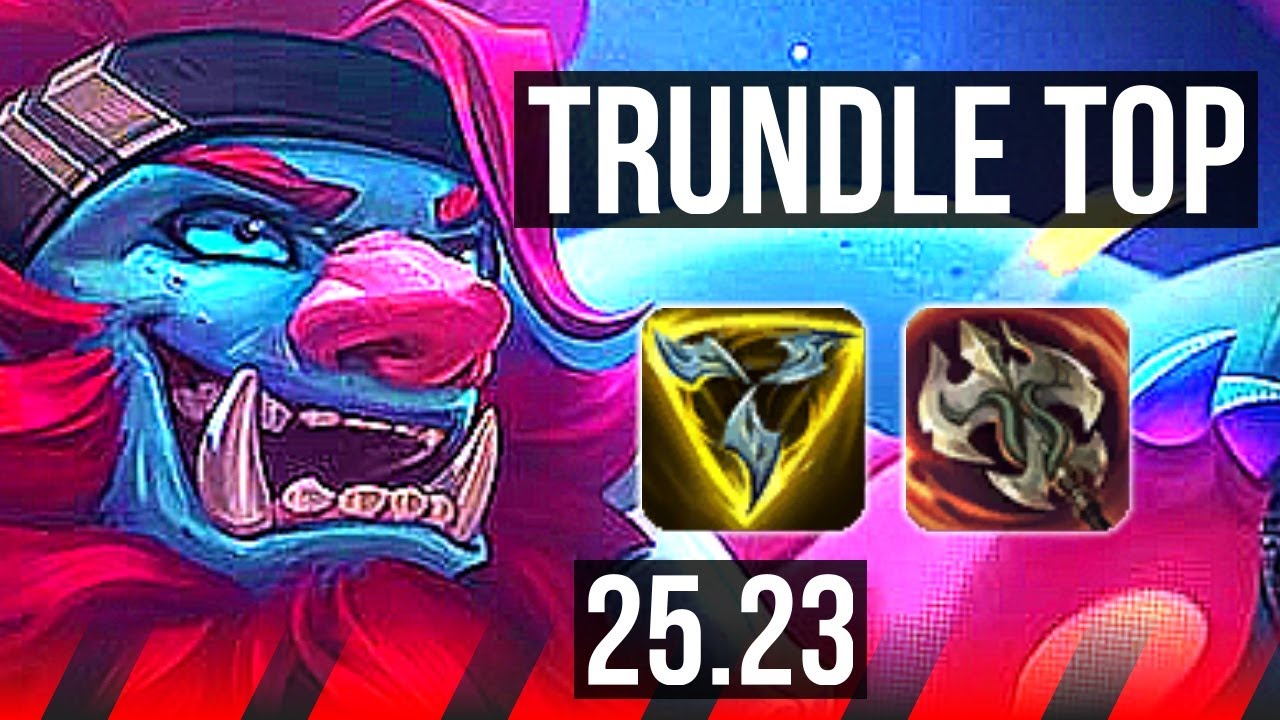 TRUNDLE vs ZAAHEN (TOP) | 800+ games | KR Master | 25.23