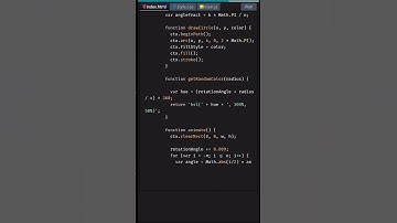 Create Spirograph Art  with HTML Canvas | HTML5 Canvas Tutorial #shorts #coding #JavaScript