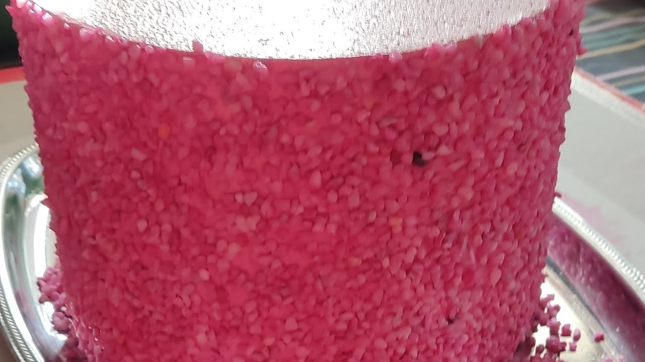 Decorare una base in polistirolo - sale grosso