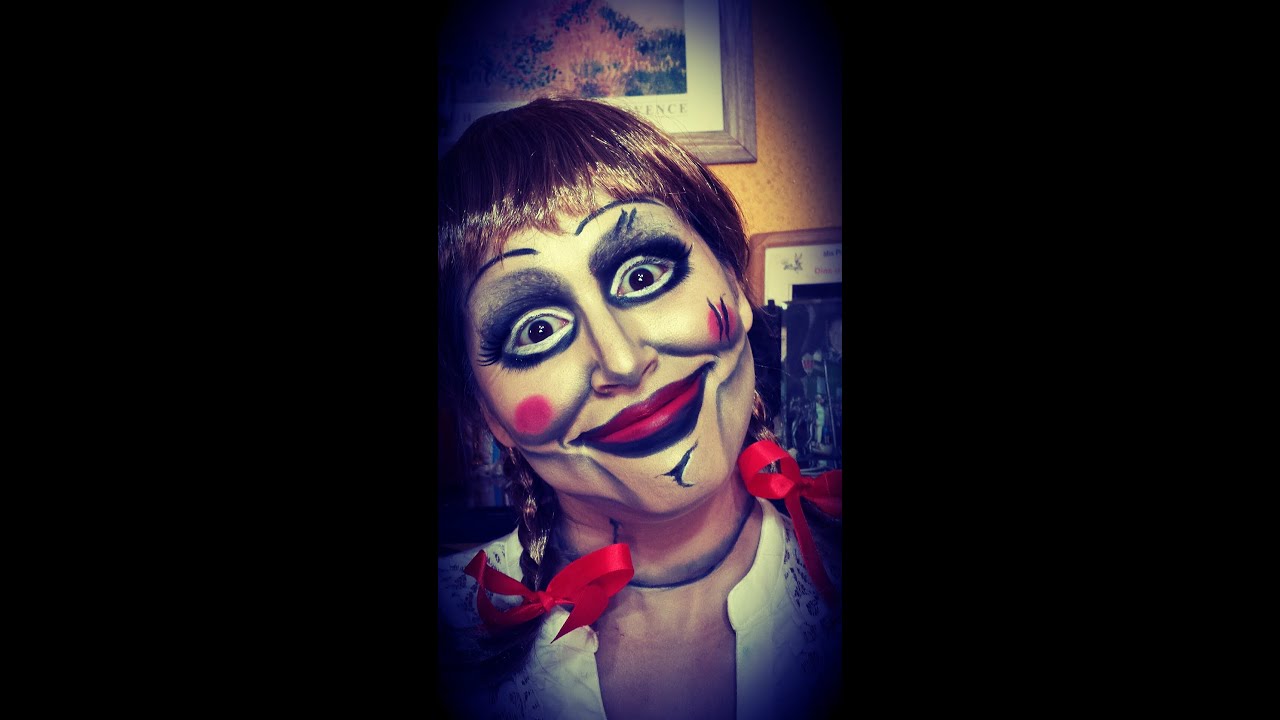 The Conjuring Doll Annabelle Makeup Tutorial Maquillaje Mueca