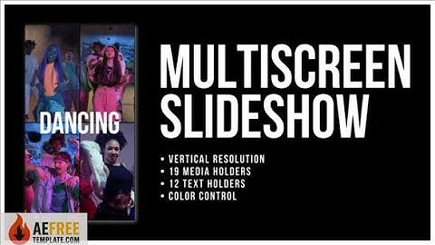 Multiscreen Slideshow AE 57013635 - Drive Link | Free After Effects Template