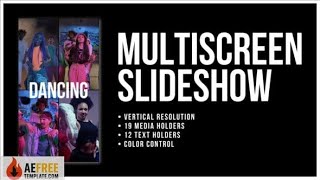 Multiscreen Slideshow AE 57013635 - Drive Link | Free After Effects Template