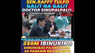Sen. Raffy Tulfo Galit na galit Katiwalian sa Mental Hospital Ibinulgar!!