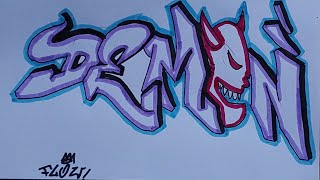 Simple Style Graffiti Timelapse