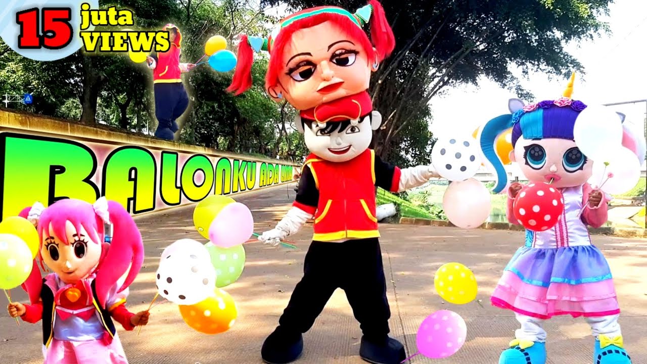 Lagu Balonku Ada Lima Remix ~ Balon Warna Warni | Colorful Ballons| Lagu Anak Indonesia
