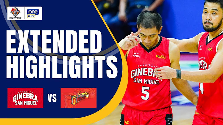 BRGY. GINEBRA vs. SAN MIGUEL | EXTENDED HIGHLIGHTS | SEMIFINALS G6 | PBA SEASON 49 PHILIPPINE CUP