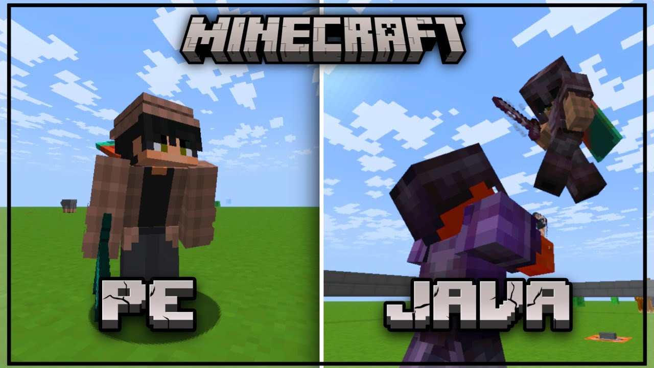 Sự Khác Biệt Về PVP Của MINECRAFT BEDROCK VS JAVA ? - YouTube