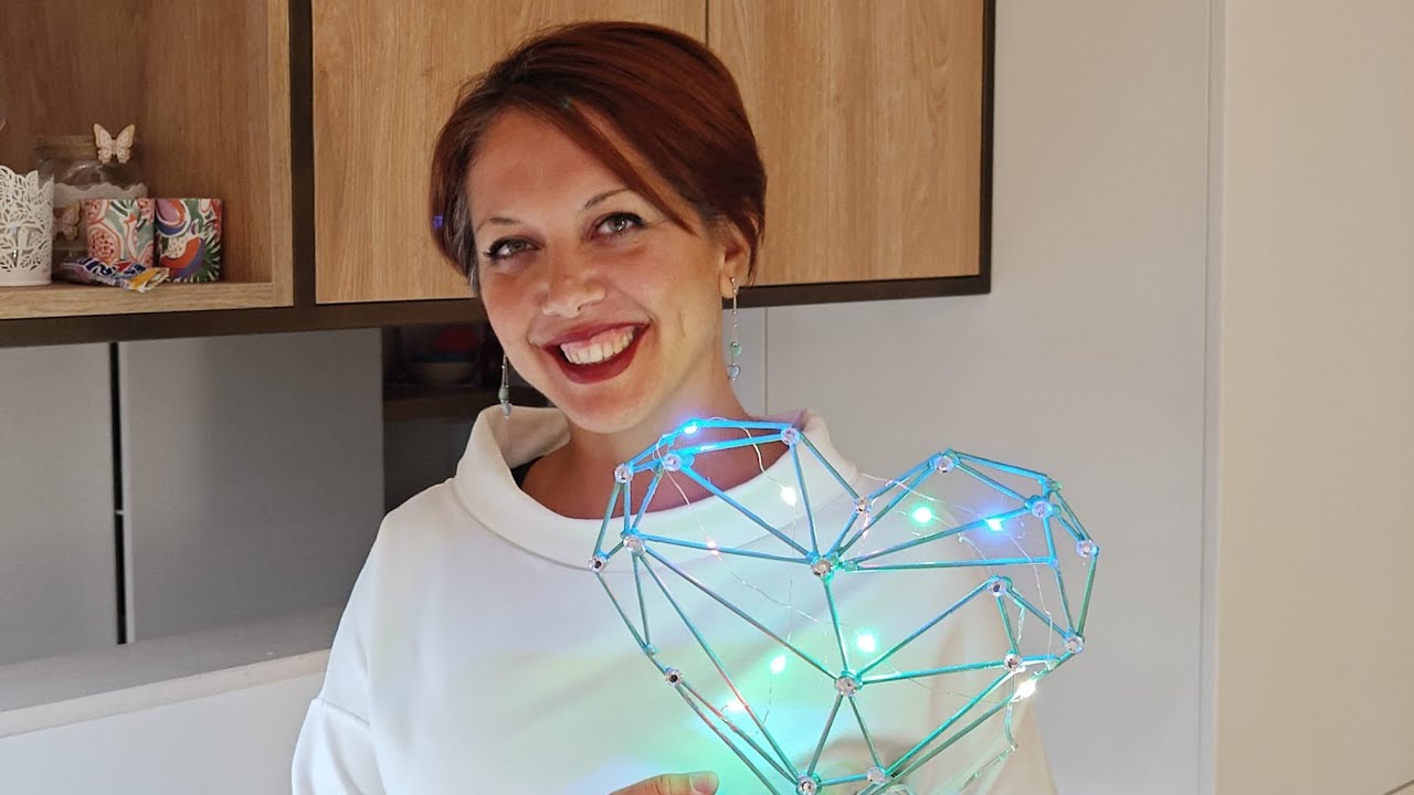 Palloncino a forma di cuore - Insegna Neon LED con telecomando