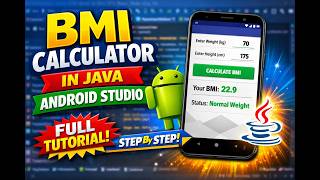 “BMI Calculator App in Java | Android Studio Project”