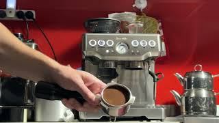 Espresso on Wibren&#39;s Barista Express BES870 demo 10/04/2023
