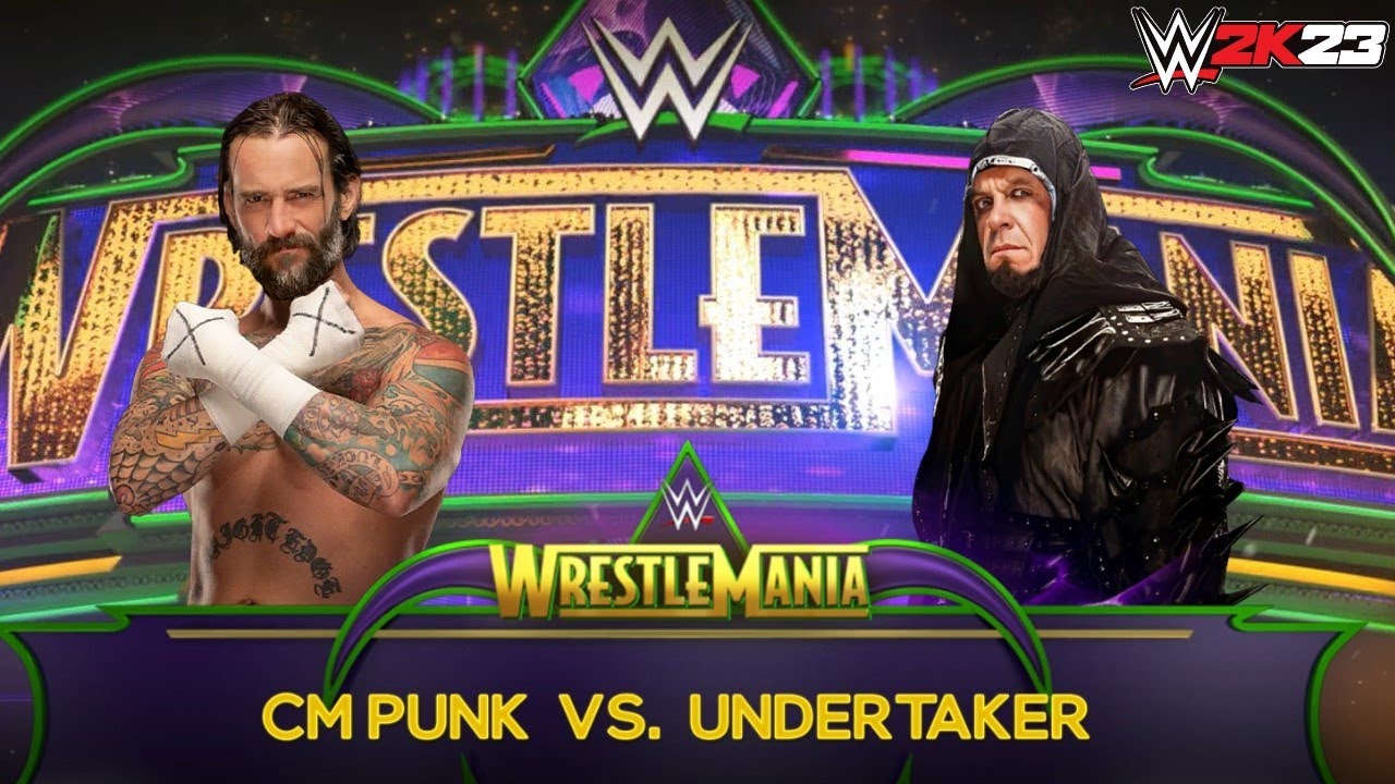 Full Match CM Punk vs. Undertaker WrestleManiaWWE 2K23 YouTube