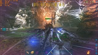 方舟官方PVE孤岛单人简单难度育母蜘蛛。ARK Official PVE ...