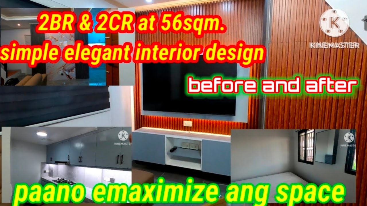 before and after.... 2br angeli SF lumina baliwag simple modern ...