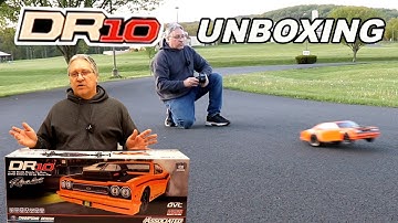 RC drag car - Team Associated DR10 drag car unboxing and test - no prep drag racing