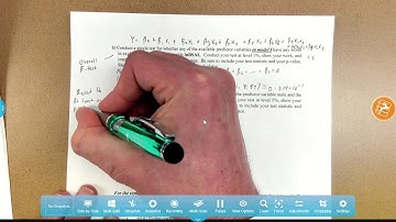 MAT 382 Review Test 3 video 4: Testing for interaction