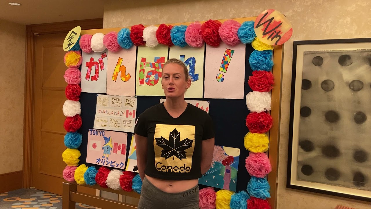 Elizabeth Gleadle選手（やり投げ）から岐阜へのメッセージ