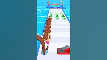 Gameplay van Bakery Stack Game #shorts