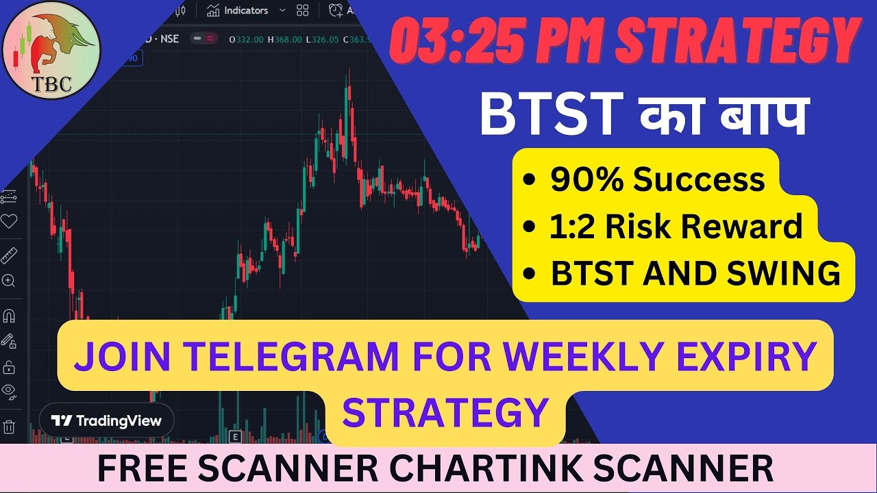 0325 BTST Strategy BTST Stock Trading Strategy Working