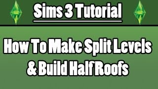 This tutorial will show you how to make a house on a foundation while still having a part of the house on the ground. It will also show 