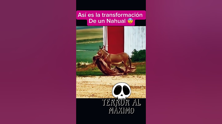 Transformación de un Nahual 😨 #increible #perros