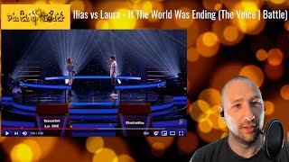 Ilias vs Laura - If The World Was Ending | JP Saxe \& Julia Michaels (The Voice Battle) Reaction