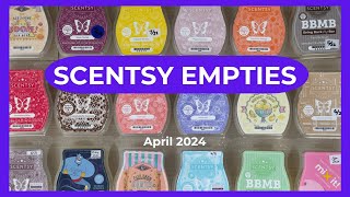 Scentsy EMPTIES  April 2024