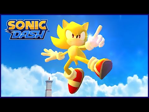 Sonic Dash - Super Sonic Gameplay Showcase (MAX Level) - YouTube