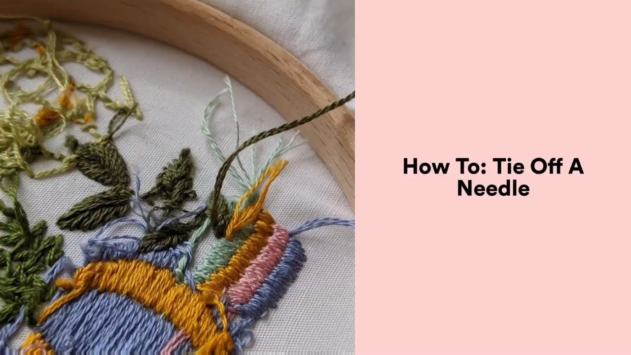 How To Tie Off A Needle YouTube