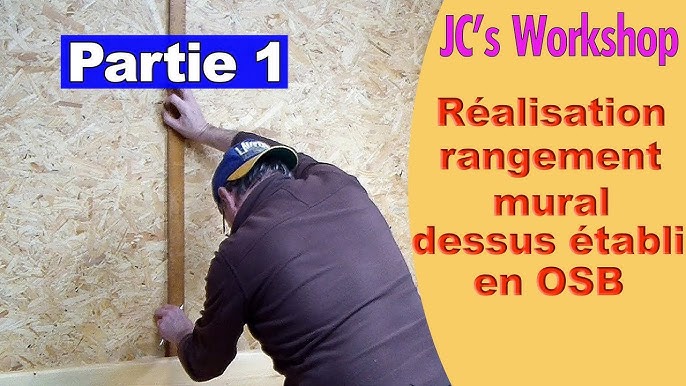 Atelier de menuiserie de garage / établi de plaques OSB, par Ilia