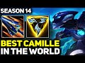 Rank 1 best camille in season 14  amazing gameplay  league of legends