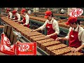 How KitKat Are Made In the Largest Factory | How They Make 8 Million Bars Every Day (Full Process)