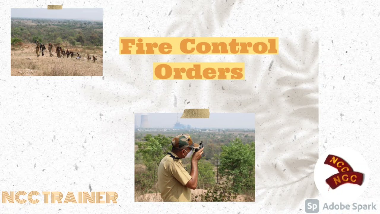 How to give fire control orders 