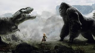 Kingkong Skull Island Kong Vs Skullcrawler Scene