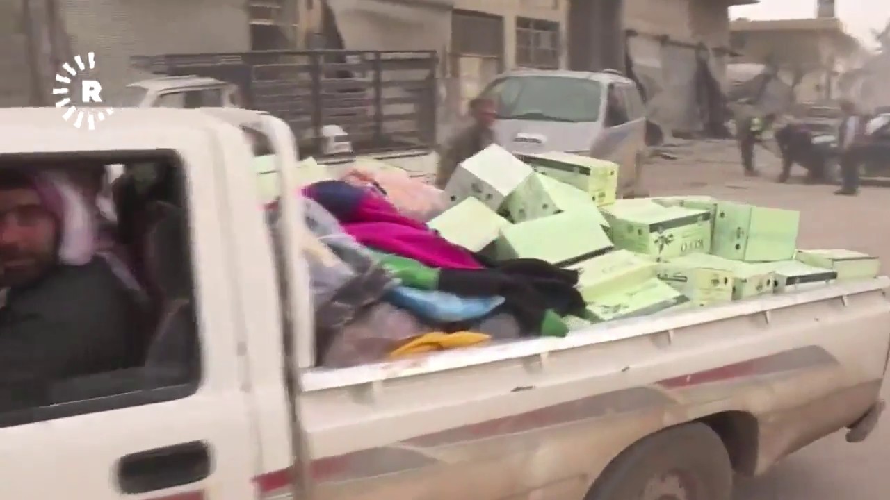 عمليات السطو والنهب على يد مسلحي الفصائل السورية في عفرين