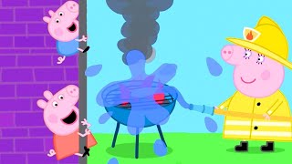 firefighters day experience with peppa pig peppa pig official channel