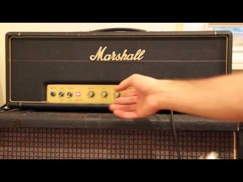 Vintage 1969 Marshall JMP50 50w Plexi Head