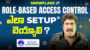 How to Setup Role Based Access Control in Snowflake in Telugu | Brolly Academy