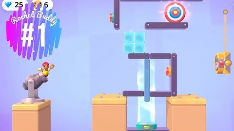 Rocket Buddy -- gameplay walktrough -- Classic level 1-36 Part 1 (no commentary)